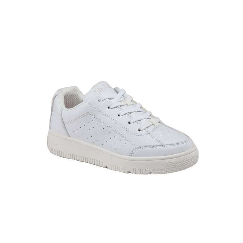 Mt.Emey Children Kids Semi-ortho Slip Resist Sneakers White